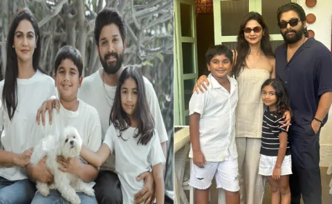 Allu Arjun and sneha reddy Special Birthday Wishes To Allu Ayan