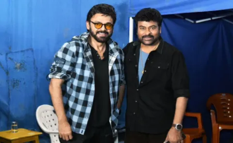 Chiranjeevi and Venkatesh share screen in Anil Ravipudi Film