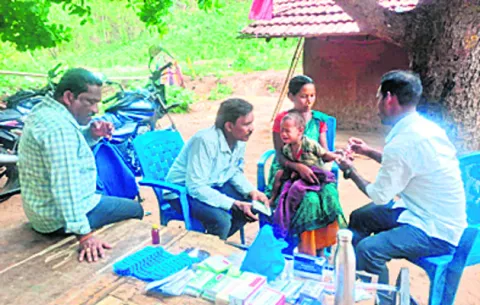 నేరేడు బందలో ఆరుగురికి మలేరియా జ్వరాలు 