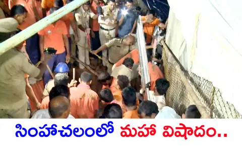 Wall Collapse Simhachalam Temple Incident Updates1