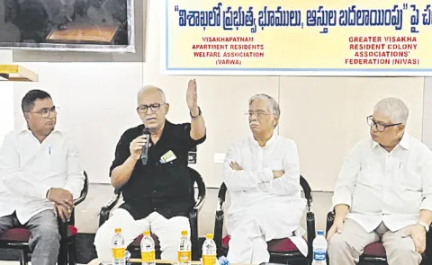MVS Sharma fires on AP govt: Andhra pradesh