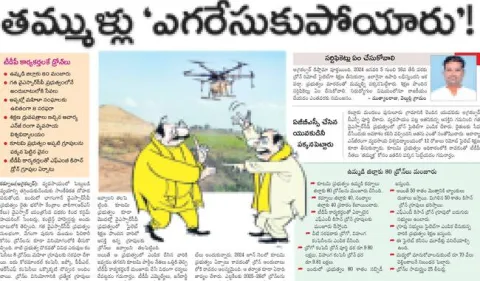 టీడీపీ కార్యకర్తలకే డ్రోన్‌లు 
