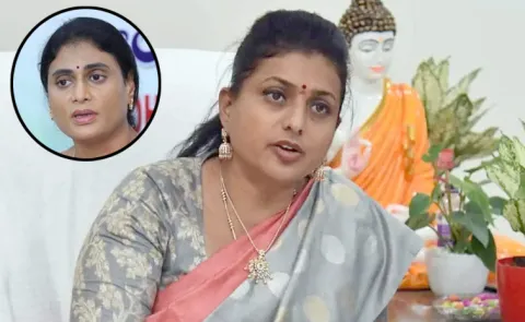 Ex Minister RK Roja Serious Comments On CBN And Sharmila