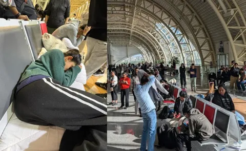 Indian Passengers Waiting 30 hour In Turkey airport