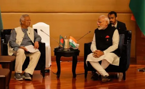 PM Modi Meets Bangladesh Muhammad Yunus Details Here