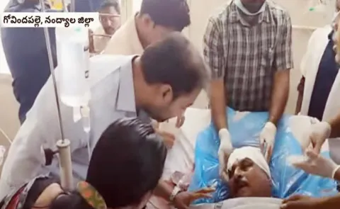 YSRCP Leader Pratap Reddy Injured In Attack Nandyal