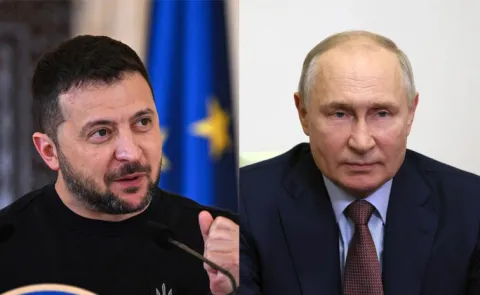 Ukraine Zelenskyy blames Putin for rejecting ceasefire