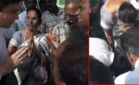 Chittoor Collector Sumit Kumar Apology Dalit Leaders For Insult