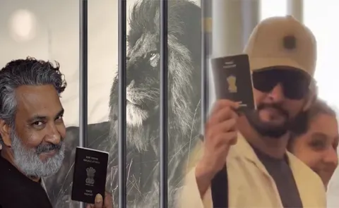 SSMB29: Mahesh Babu Shows His Passport as he Takes Break