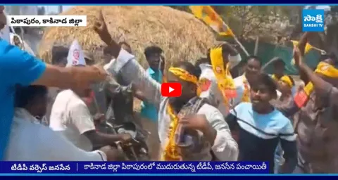 TDP And Janasena Leaders Fight In Pithapuram