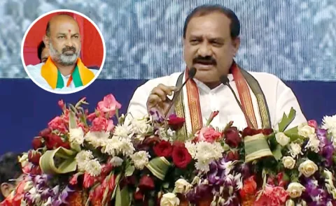 TPCC President Mahesh Kumar Strong Counter To Bandi Sanjay