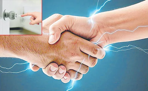 Handshake that feels like a shock