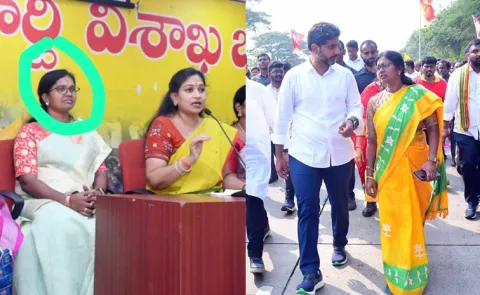 Case Filed On TDP Woman Leader Sarvasiddhi Ananta Lakshmi 