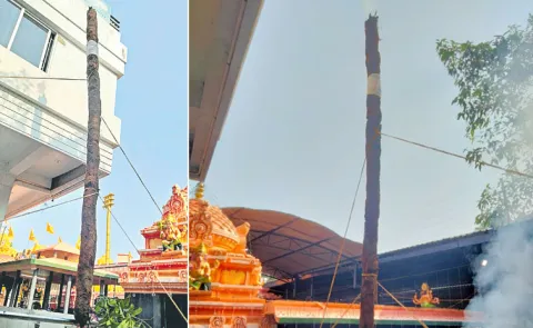 Ram Bhakt made 25 feet Agarbatti in Srikakulam