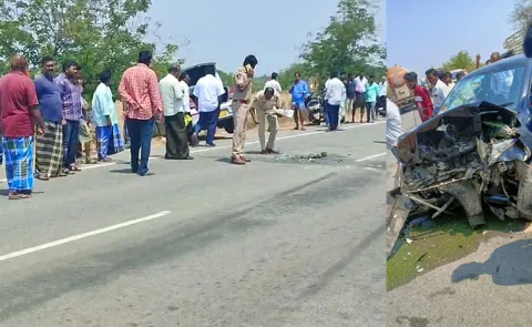 Road Accident On Special Deputy Collector Ramadevi