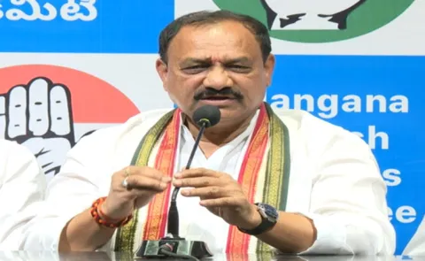 TPCC Chief Mahesh Kumar Slams BJP