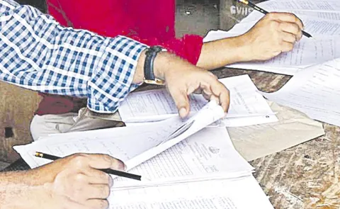 Evaluation of open Inter exam answer sheets in Andhra Pradesh