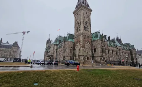 Canada parliament on lockdown as man barricades himself inside