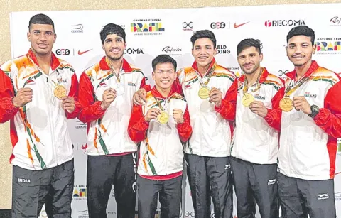 Six medals for Indian boxers