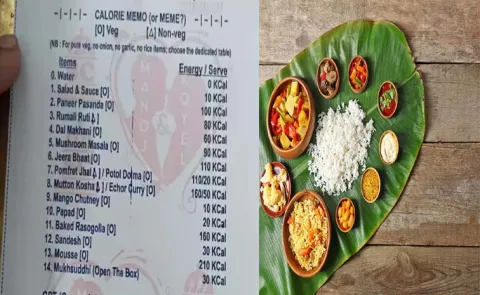 Wedding Menu Lists Calorie Count Of Dishes Goes Viral