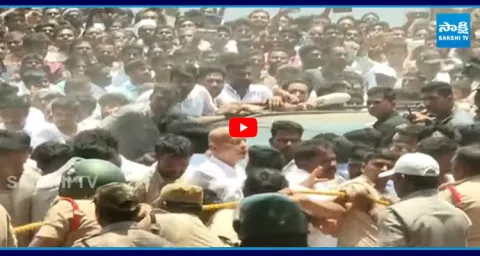 YS Jagan Convoy Visuals At Raptadu Tour 