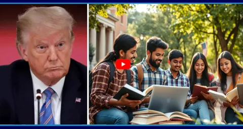 Donald Trump Big Shock To Indian Students
