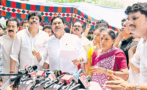 YSRCP Chief YS Jagan Fires On Chandrababu Govt