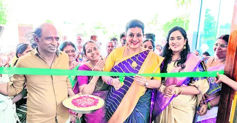 మాజీ మంత్రి రోజా విస్తృత పర్యటన 