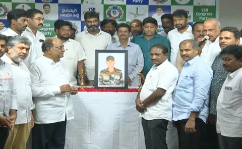 Ysrcp Condoles The Heroic Death Of Jawan Murali Nayak