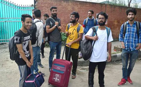 Telugu States Students At Punjab And Srinagar12