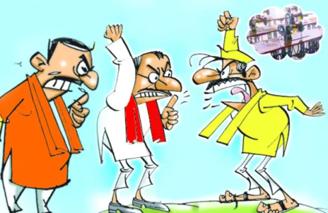 కూటమిలో కుట్టు రగడ