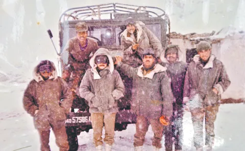 The village had 1850 soldiers in the two Pakistan wars