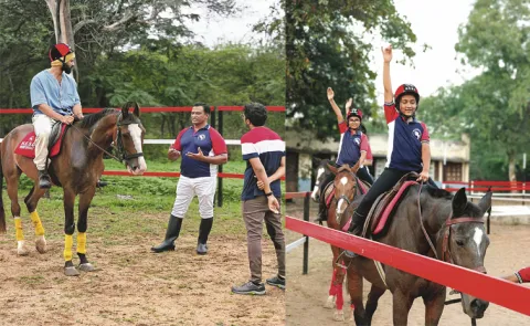 Hyderabad Young people who love horse riding15