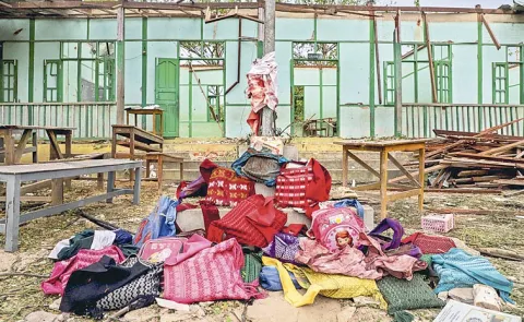 School Bombed In Myanmar12