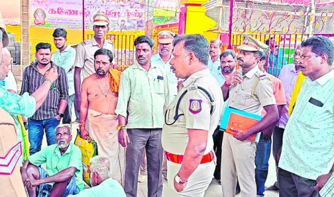 గుడియాత్తం గంగమ్మ జాతరకు పటిష్ట బందోబస్తు 