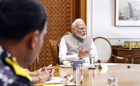 CCS Meeting At PM Narendra Modis Residence
