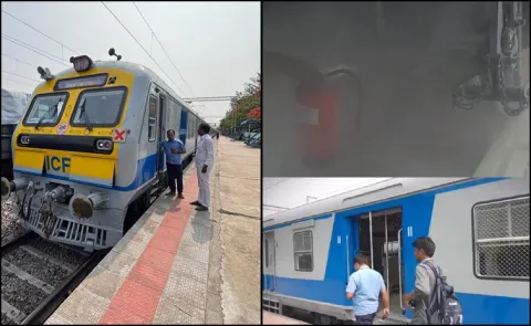 Fire In Miryalaguda Kacheguda Train At Bibinagar