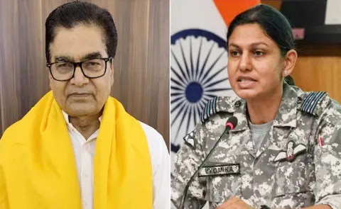 SP leader Ram Gopal Yadav controversial comments on Wing Commander Vyomika Singh3