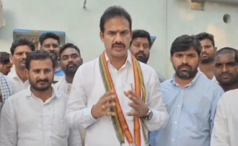 Telangana Govt Whip Ramchandra Naik Takes On BRS Party