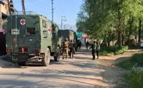 Three Terrorists Eliminated In Encounter With Security Forces In Jammu Kashmir12