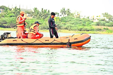 పూండి రిజర్వాయర్‌లో మాక్‌డ్రిల్‌ 