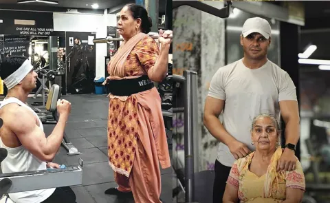 Meet 70 year old  woman who overcame arthritis by exercises in the gym12