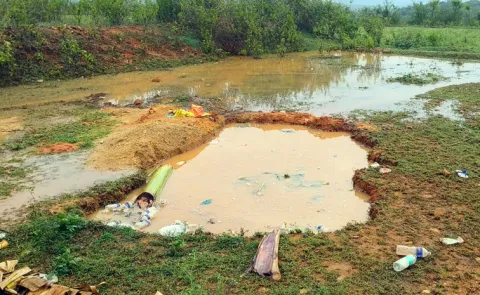 Three Children Die After Falling Into Water Hole In Chittoor District