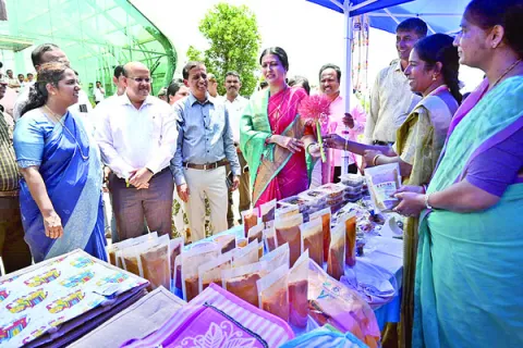 మహిళా ఉత్పత్తులకు మార్కెట్‌ సౌకర్యం కల్పిస్తాం