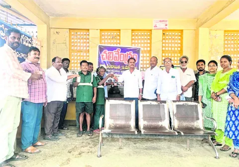 మజ్జిగ చలివేంద్రం ప్రారంభం 
