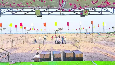 సాగర తీరాన క్రీడా సంబరం 