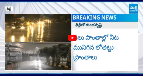 Heavy Rains Lashes New Delhi 3