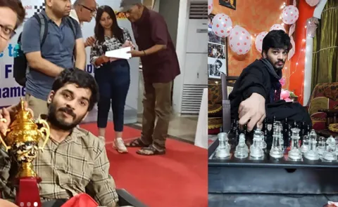 Despite disability Chess Champion Vaibhav Gautam success story6