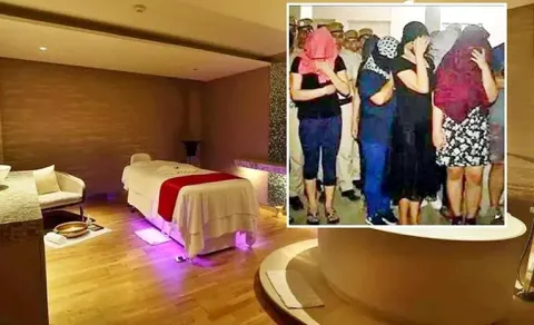 Police raid spa centre in Karnataka12