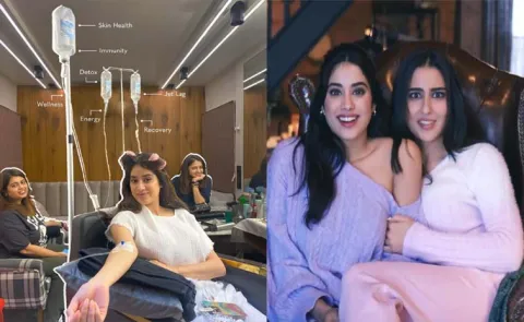 Janhvi Kapoor and Sara Ali Khan’s IV drip therapy: Experts Explain6